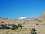 22 Gang Benchen View From Junction To The Road To The West The road from the Lalung La descends and meets the road junction to the north face of Shishapangma and the road to Mount Kailash, again with a good view of Gang Benchen to the northwest.